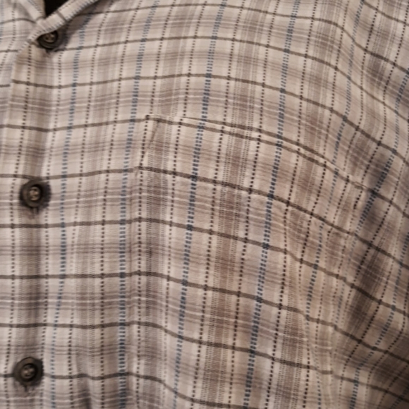 Anchor Blue Casual Button Down Short Sleeve Shirt - Picture 3 of 4